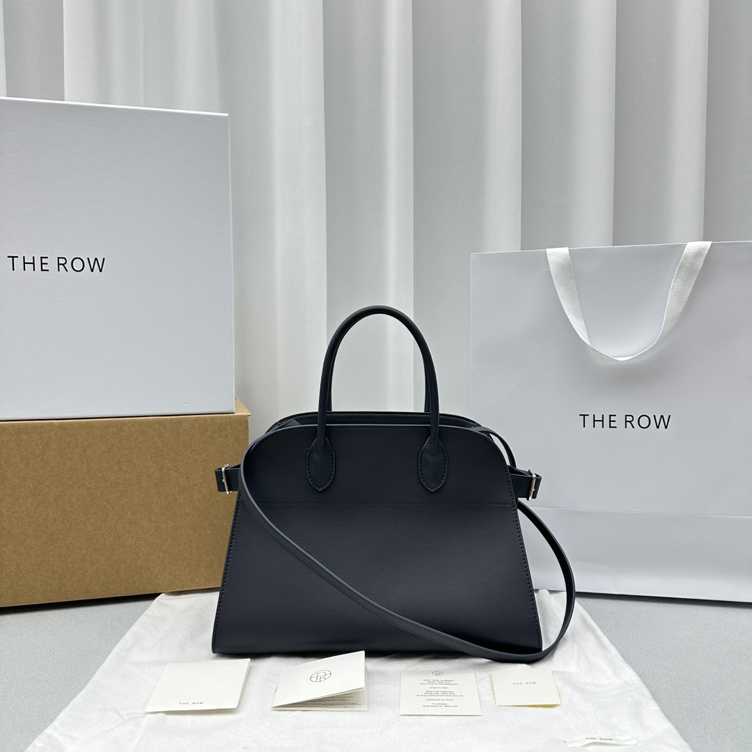 THE  ROW Margaux 12  가죽 백 32X15x25cm