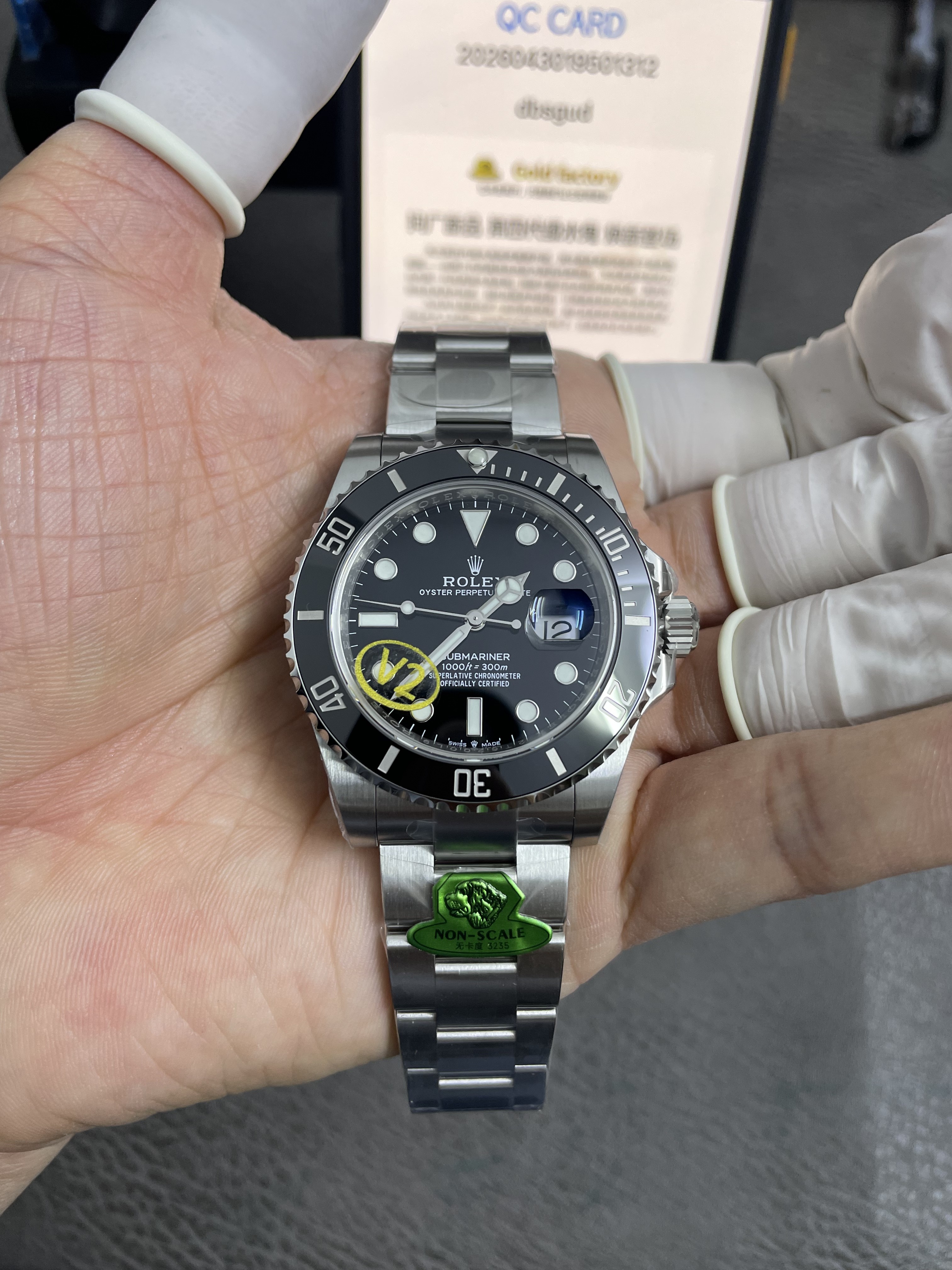 GOLD  | 3235 무브먼트｜41mm l 롤렉스 서브마리너 4세대 최신형  프리스프렁