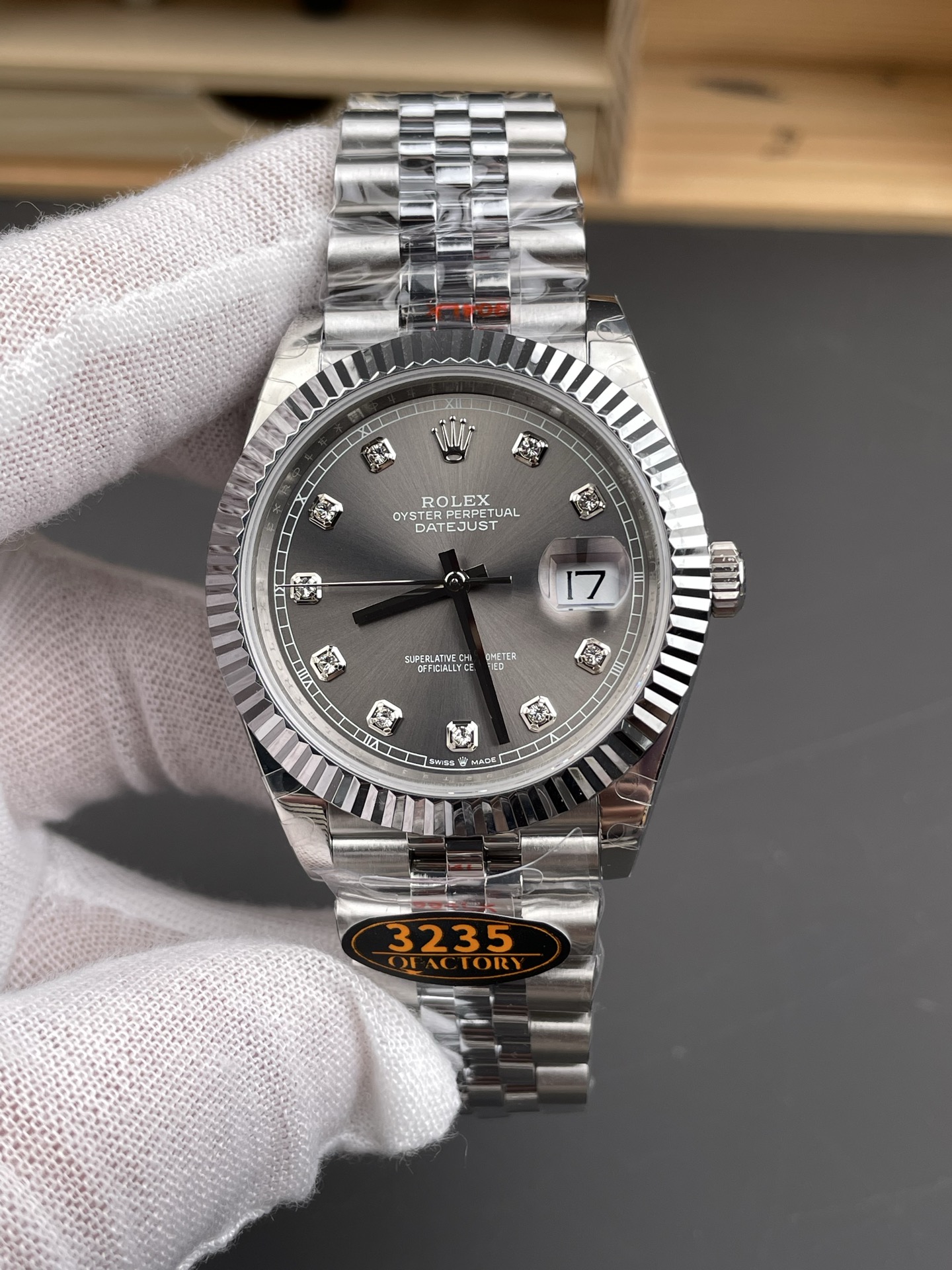 QF | 3235 무브먼트｜41mm｜롤렉스 데이트저스트 126334