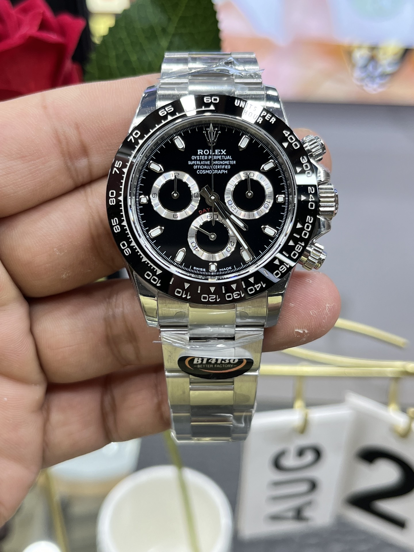 BT | 4130 무브먼트｜40mm l 롤렉스 데이토나 116520