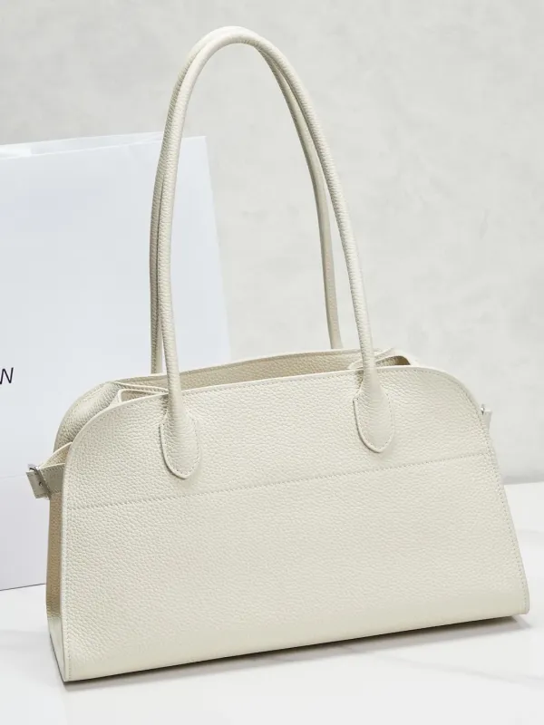 THE  ROW Margaux EW Shoulder 12  가죽 백  38x18x23cm