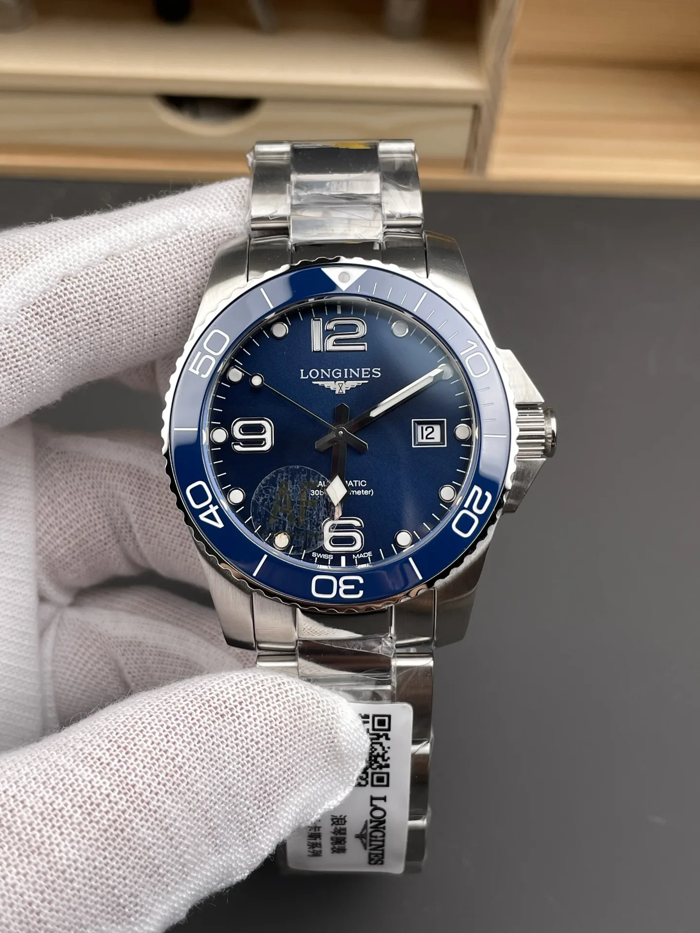 AF l 41mm l 2824 l 론진 HydroConquest  L3.781.3.56.7