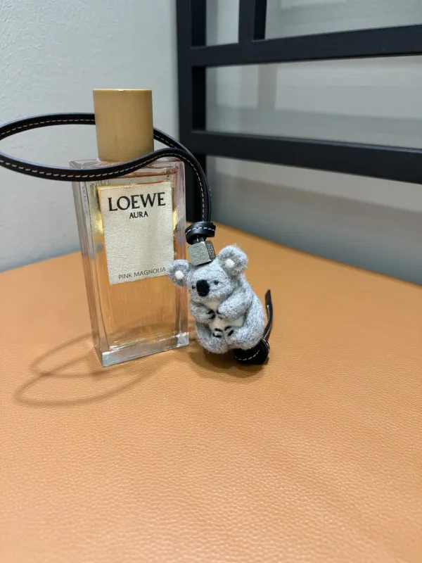 LOEWE  charm in felt and calfskin
